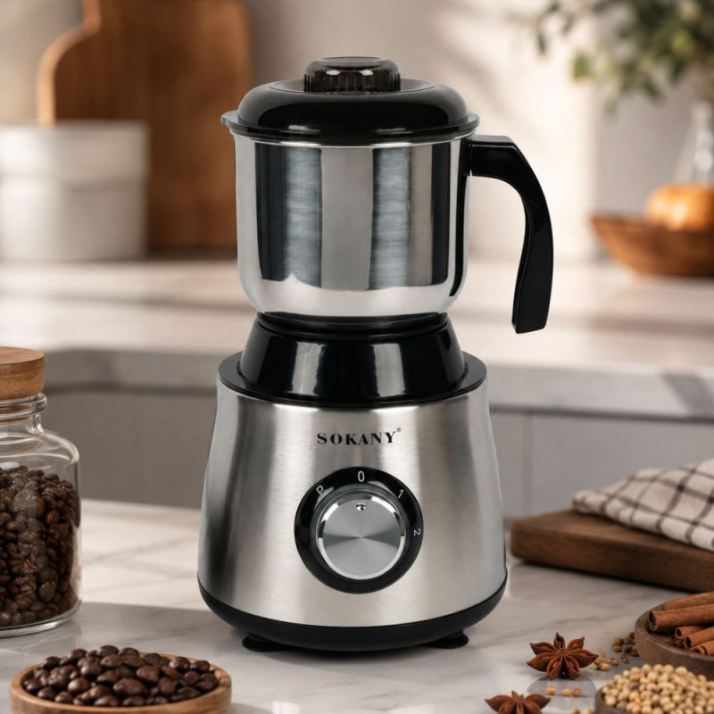 Sy Grinder – Silver Black (28.5x16.5cm)
