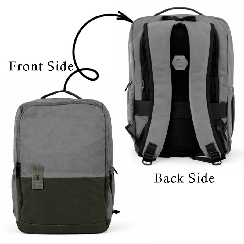 Professional Slim Business & Laptop Backpack – Executive Grey (42cm)
