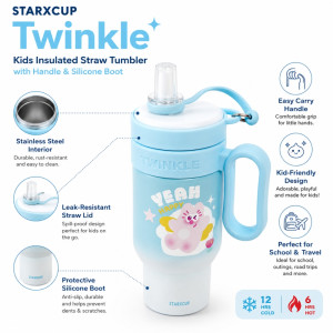 Elegant tumbler – Light Blue Premium Quality (28cm)
