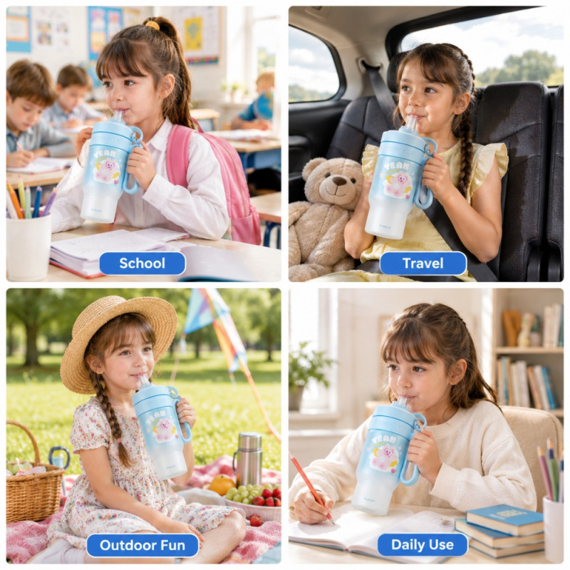 Elegant tumbler – Light Blue Premium Quality (28cm)