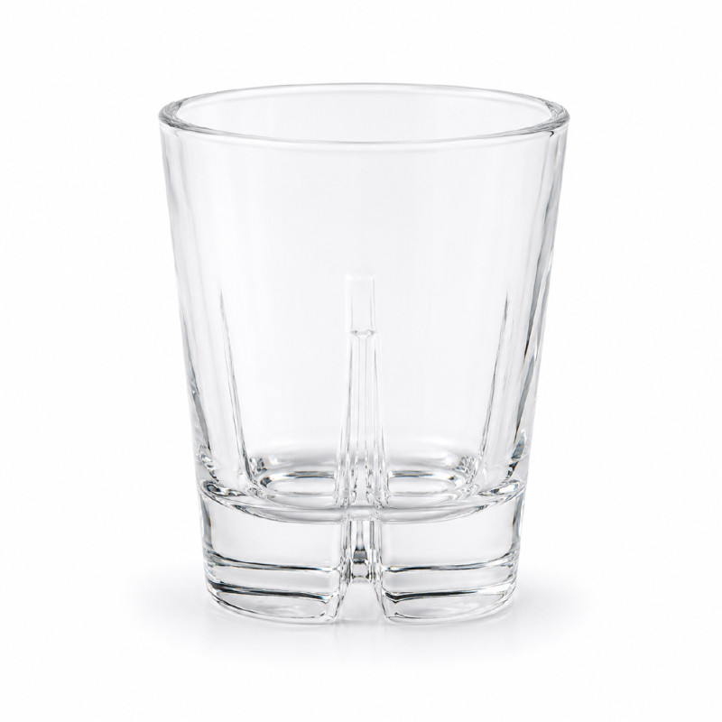 Luxury Crystal Whisky Glass | Stable Segmented Base Design | 9 cm Height