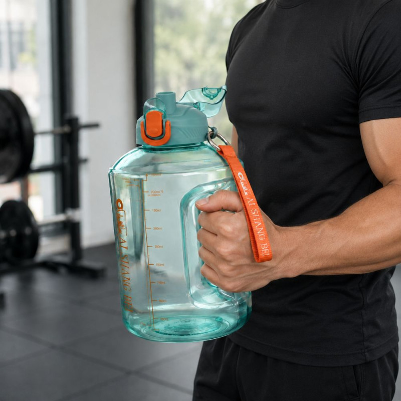 Sports Water Bottle with Handle - 2200 ml