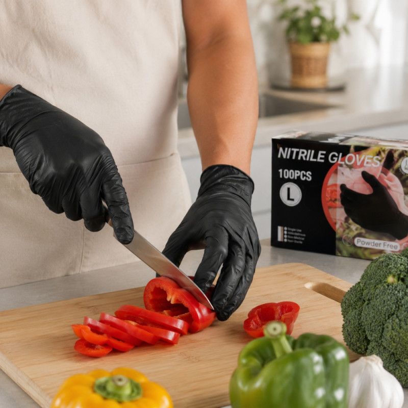 Food-safe Nitrile Gloves Large - 1000 PCS