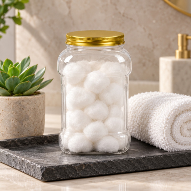 Square Storage Jar