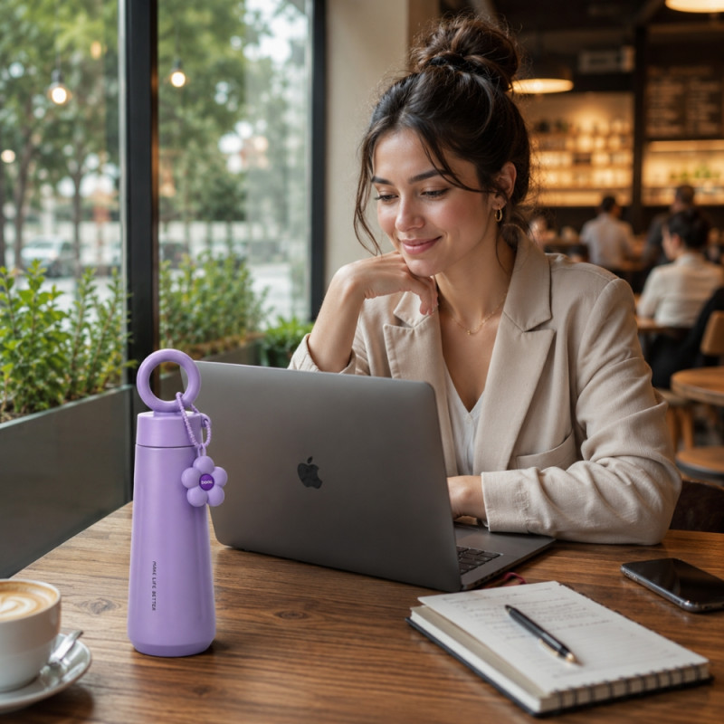 Deluxe vacuum flask – Violet Premium Quality (26cm)