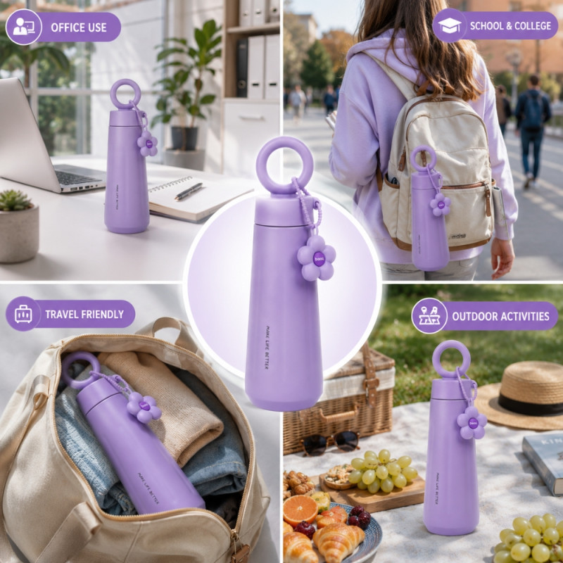 Deluxe vacuum flask – Violet Premium Quality (26cm)