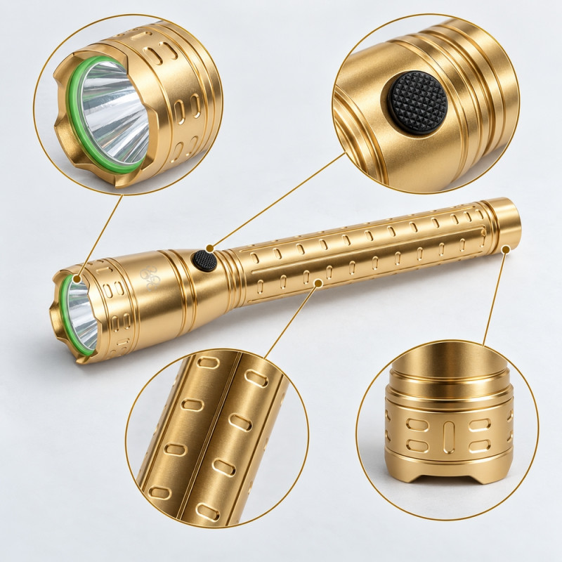 Gold Flashlight