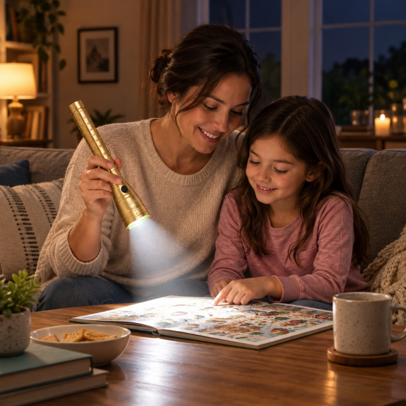 Gold Flashlight