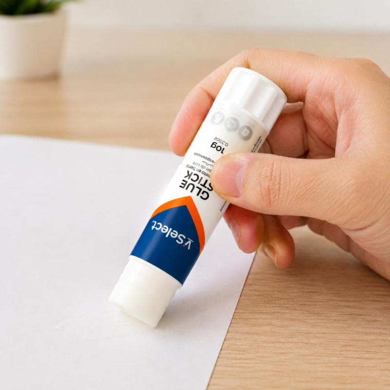 Sturdy Edge Glue Stick Designed for Everyday Convenience – Navy Blue (H-9.5 CM)