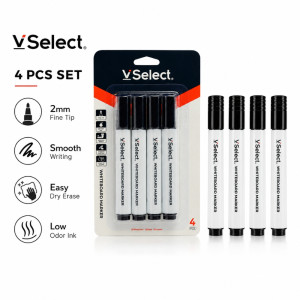 Essential marker – White Premium Quality (4 Pcs)