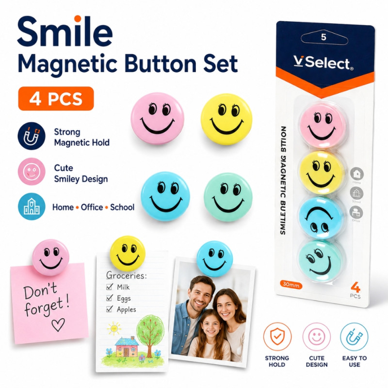 Classic button set – MultiColor Premium Quality (4PCS)
