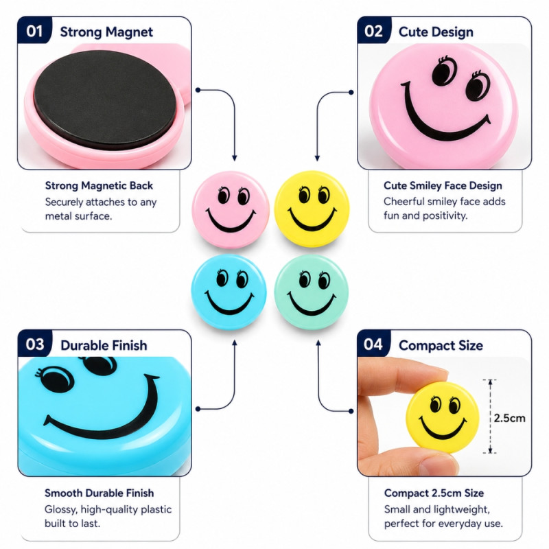Classic button set – MultiColor Premium Quality (4PCS)