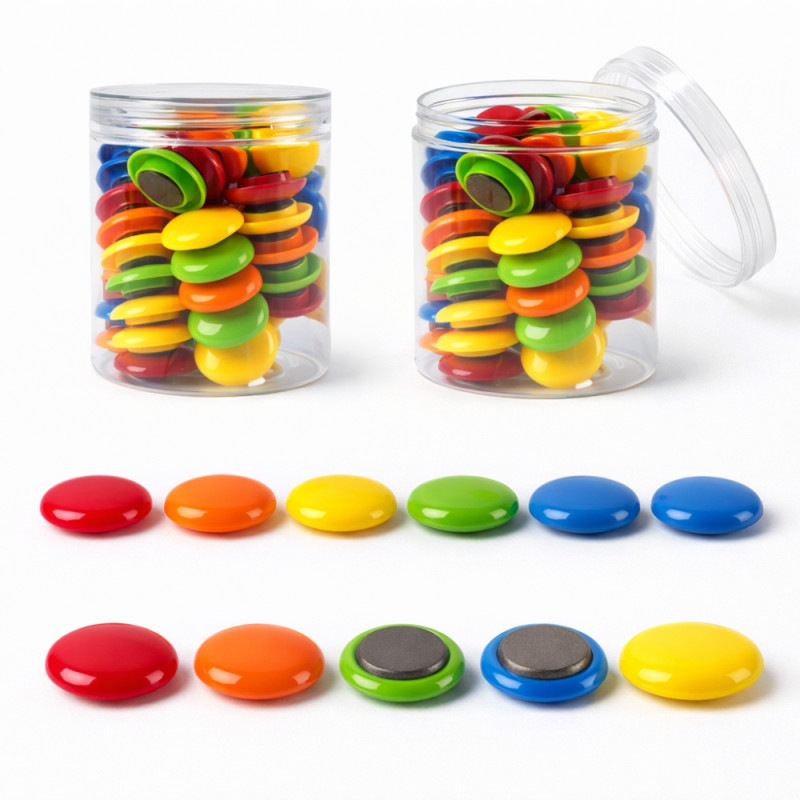 Magnetic Push Pin Set - 50pcs