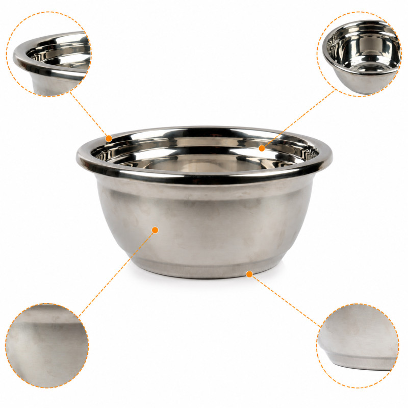Durable Level Mixing Bowl Designed for Everyday Cooking &amp; Kitchen Excellence – Stainless Steel (DIA-29, T-1.5 CM)