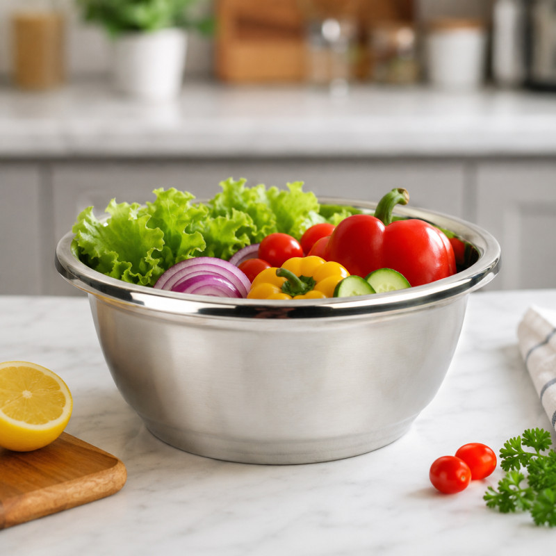 Durable Level Mixing Bowl Designed for Everyday Cooking &amp; Kitchen Excellence – Stainless Steel (DIA-29, T-1.5 CM)