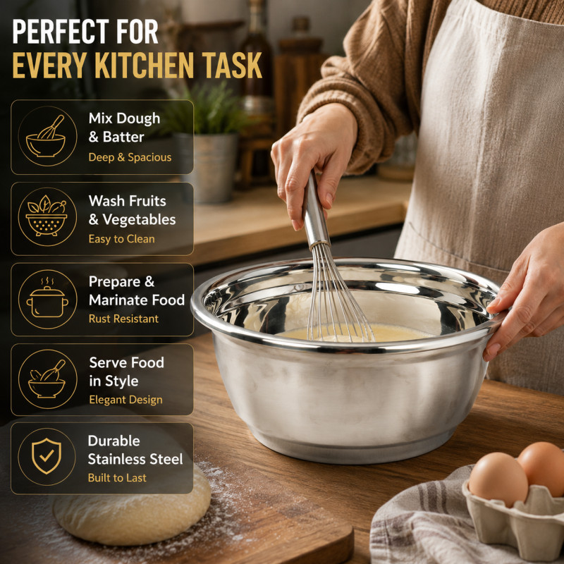 Stainless Steel Mixing Bowl
