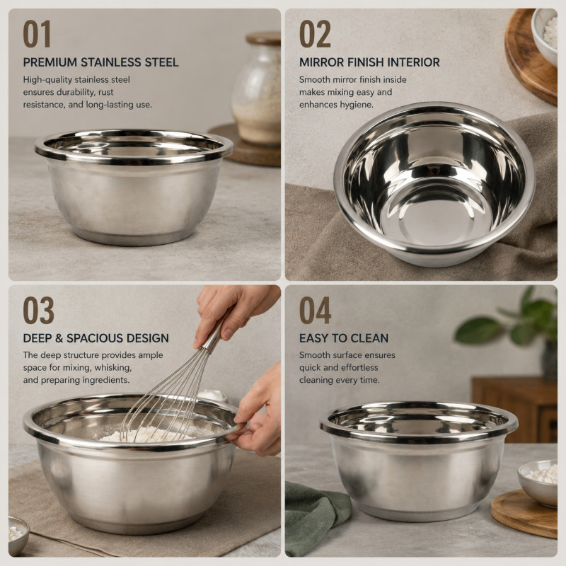 Stainless Steel Mixing Bowl
