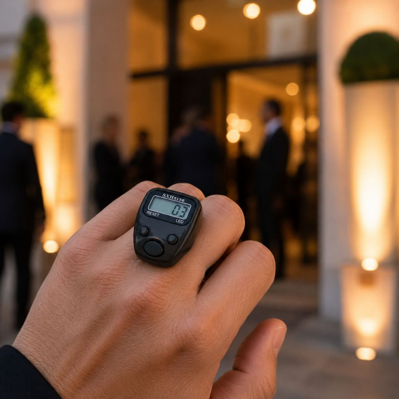 Digital Step Counter Ring