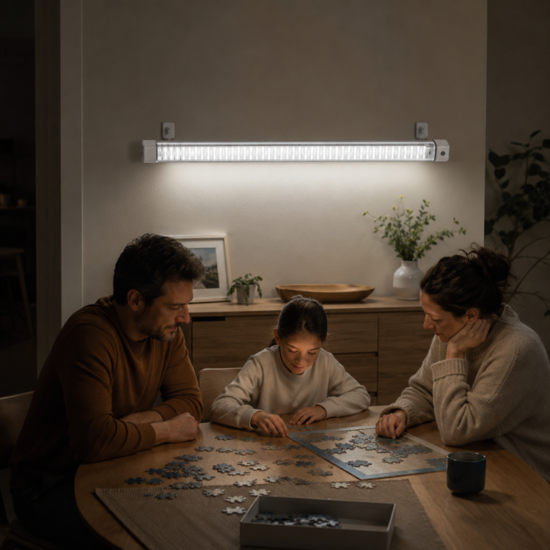 Bright Emergency Rechargeable LED Light - White
