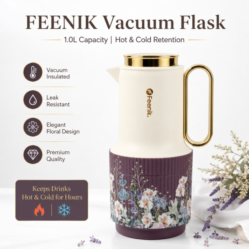 Feenik Vacuum Insulated Flask - 1 Liter