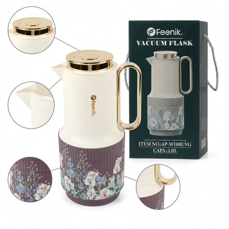 Feenik Vacuum Insulated Flask - 1 Liter