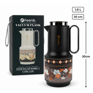 Master Edge Vacuum Flask Designed for Temperature Retention &amp; On-the-Go – Black (H-30, W-30 CM)