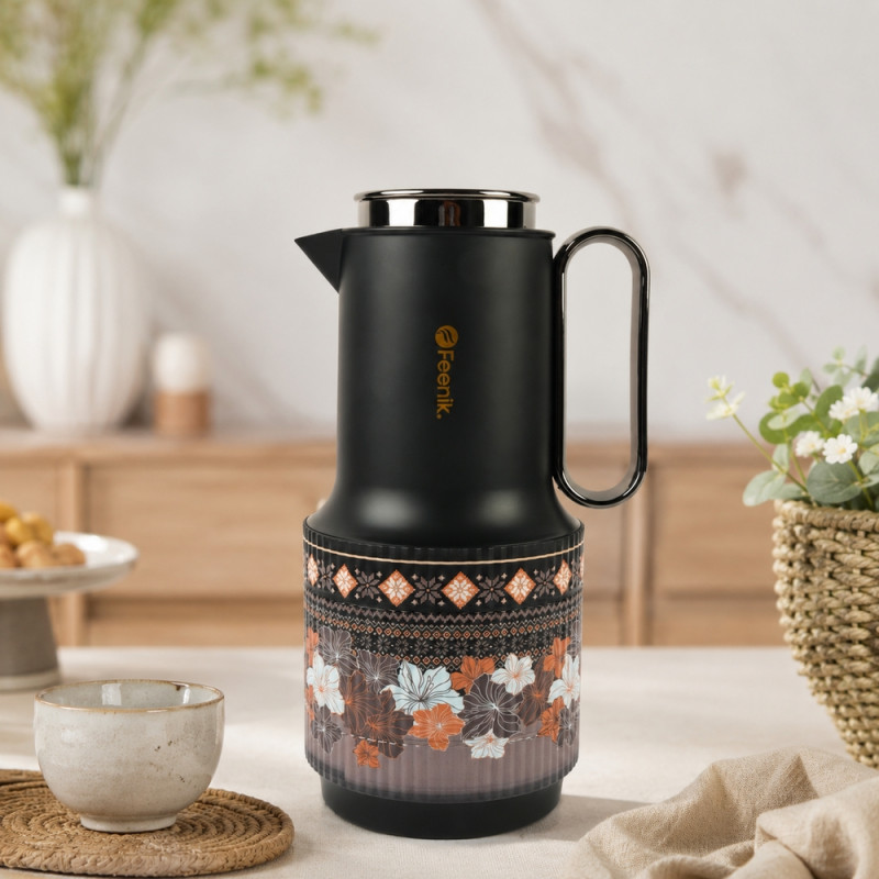 Master Edge Vacuum Flask Designed for Temperature Retention &amp; On-the-Go – Black (H-30, W-30 CM)