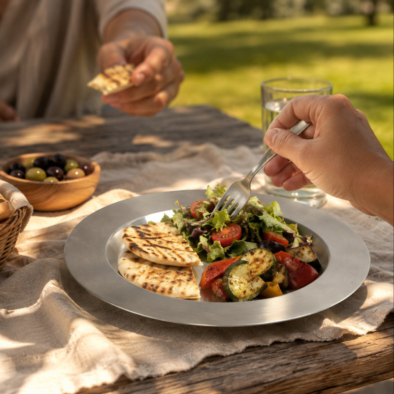 Metal Serving Platter