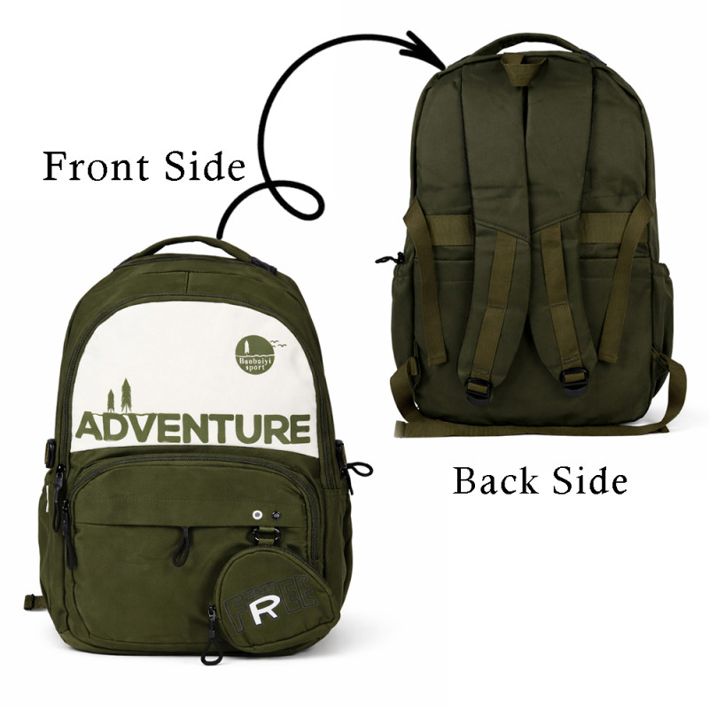Adventure Series Multi-Pocket Tactical Backpack – Dark Green (45cm)