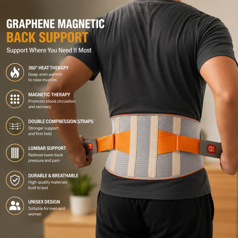 Perfect Comfort Waist Support Belt Designed for Health Care &amp; First Aid – Light Blue (L-110 CM)