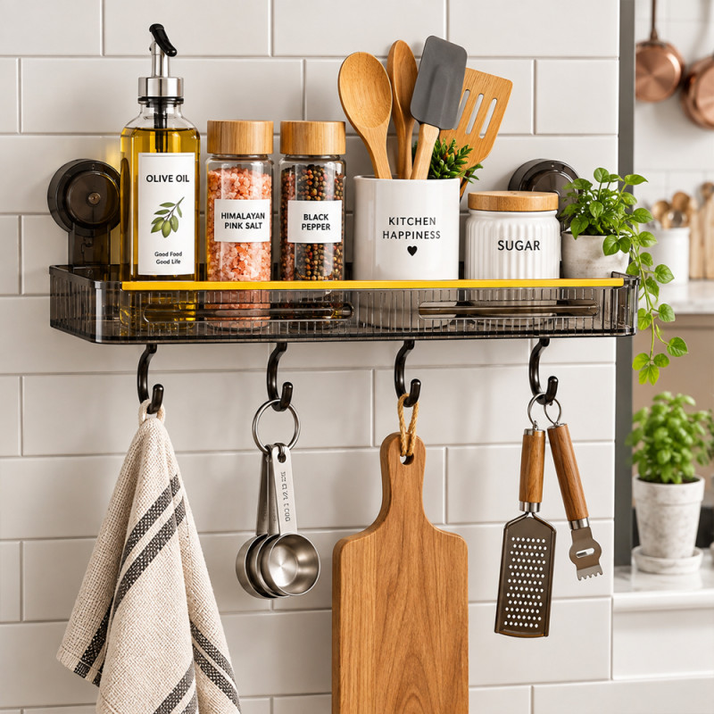 Wall-Mounted Storage Shelf