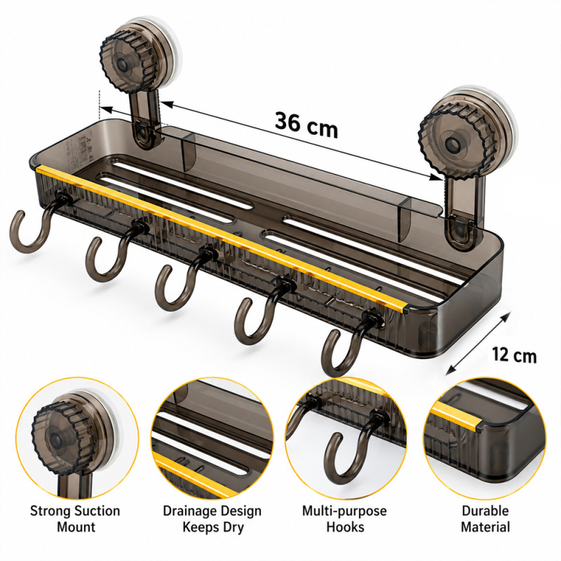 Wall-Mounted Storage Shelf