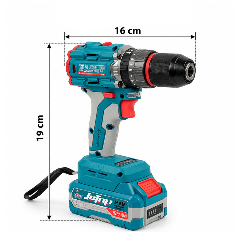 JCTOP Cordless Drill