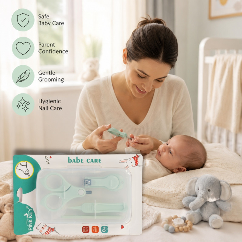 Modern Pink Baby Care – Sea Green Premium Quality (4 PCS)