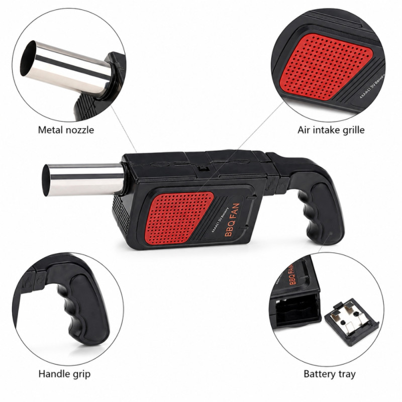 Blower Fan – Black 