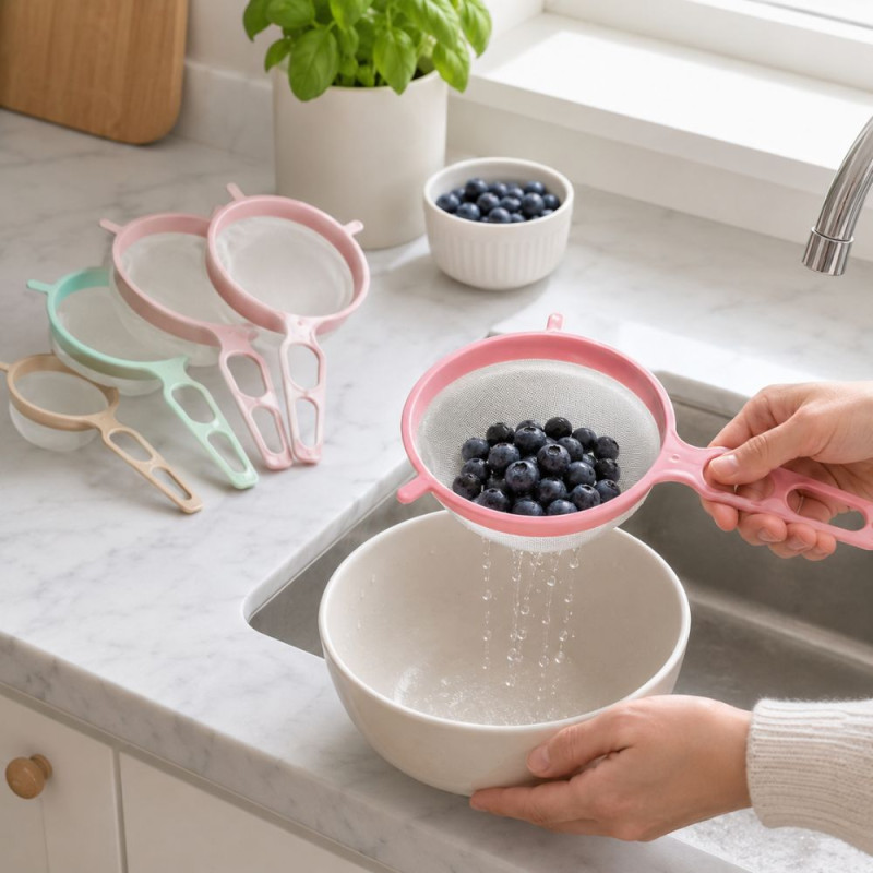 Plastic Strainer Set – Assorted (H-35.5cm X W-19)