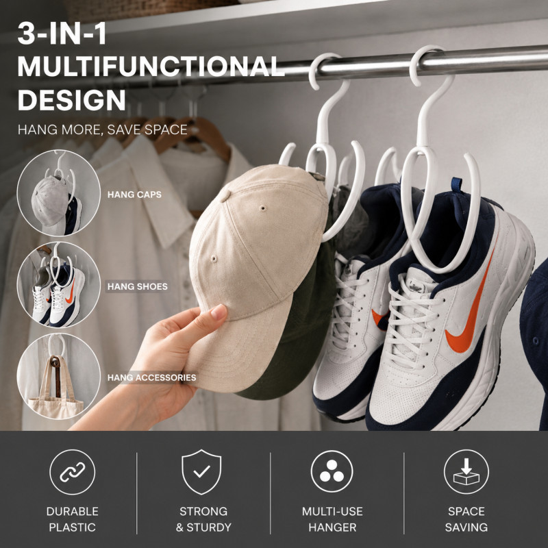 High-Quality Shoe And Hat Hanger