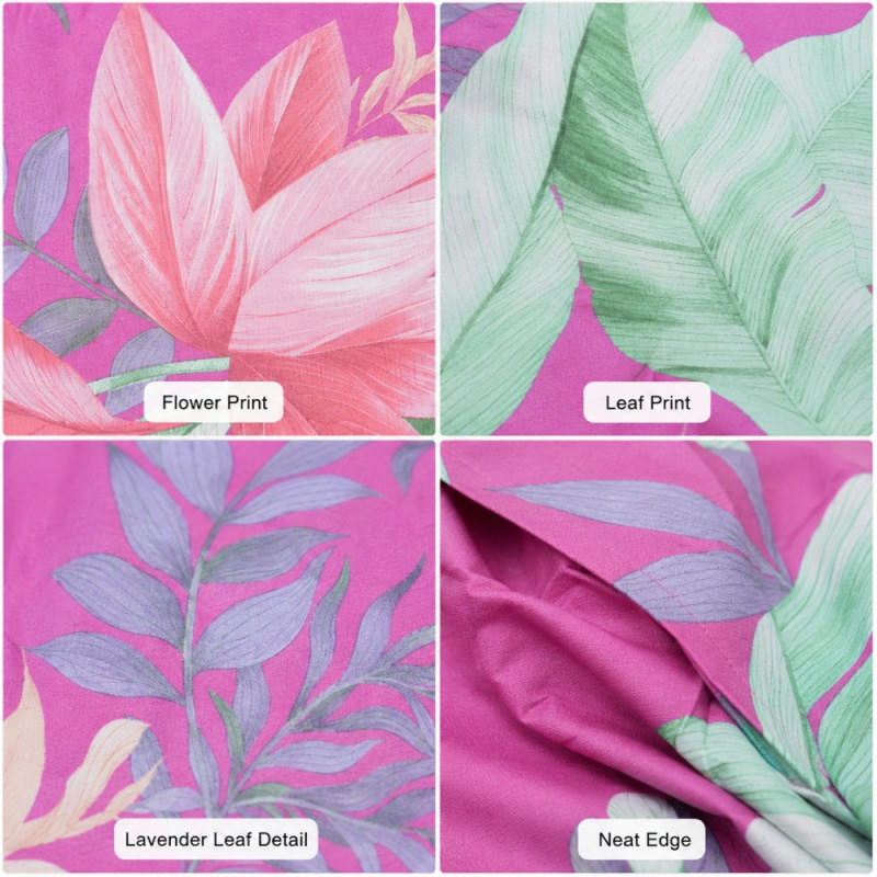 Elegant Pink Floral Sheet Set - King