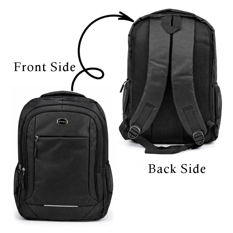 Urban Nomad Versatile Commuter Backpack – Classic Black (46cm)