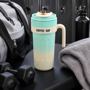 Professional 650ml Smart Vacuum-Insulated Office Cup – LED Temperature Display