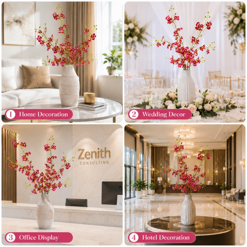 Quality Artificial Flower – Pink Premium Quality (78cm)