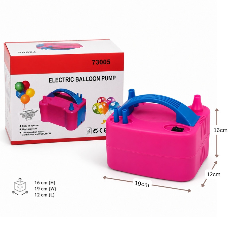 ELECTRIC BALLON PUMP Electric Balloon Pump – Pink, Blue