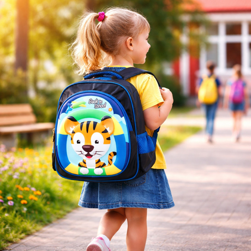 Kids' Urban Explorer Mini Backpack – Navy Blue (30cm)