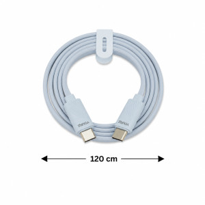 Bold Pick Charging Cable Designed for Seamless Device Connectivity – Light Blue (L-120 CM)