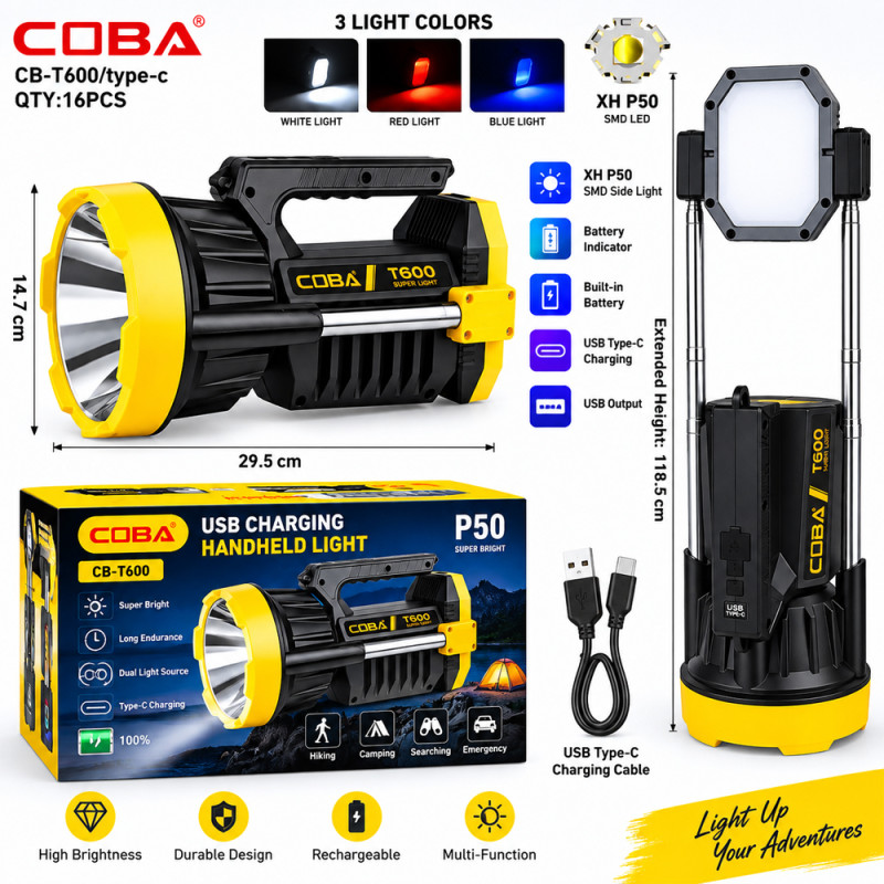 USB Charging Handheld Light
