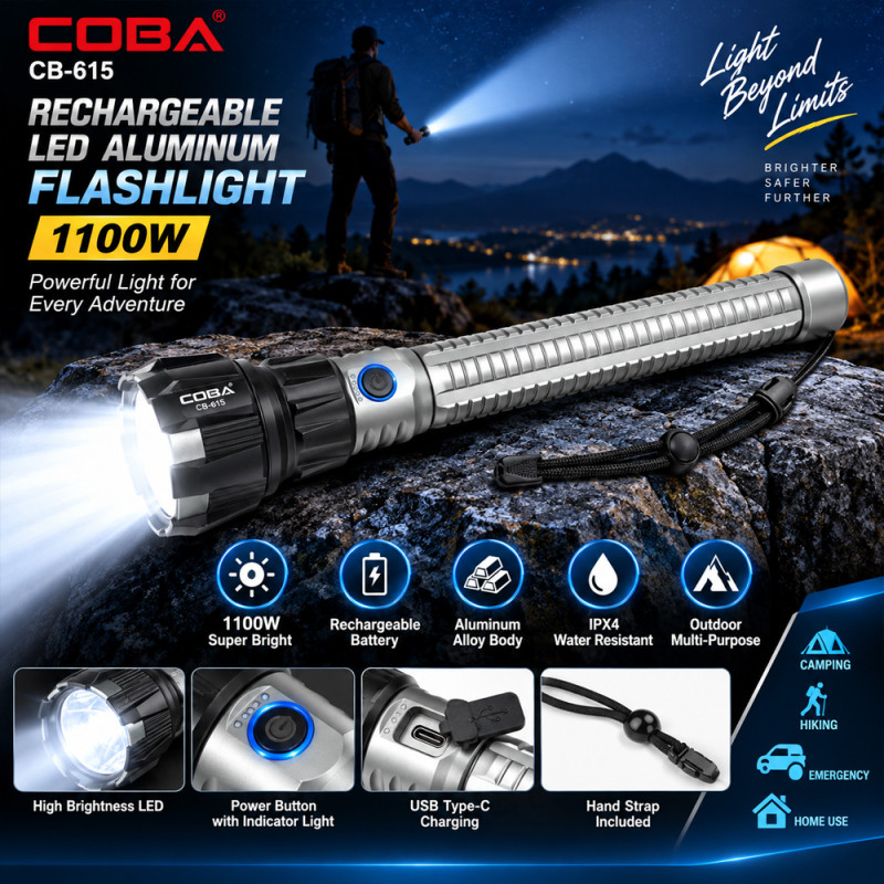 Cobra Rechargeable Flashlight