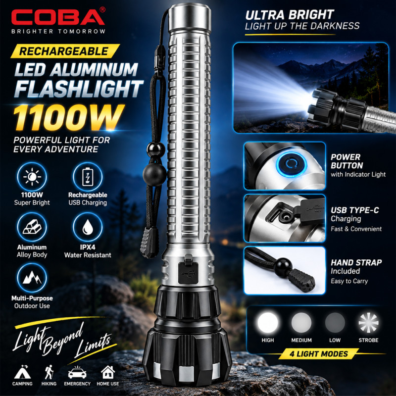 Cobra Rechargeable Flashlight