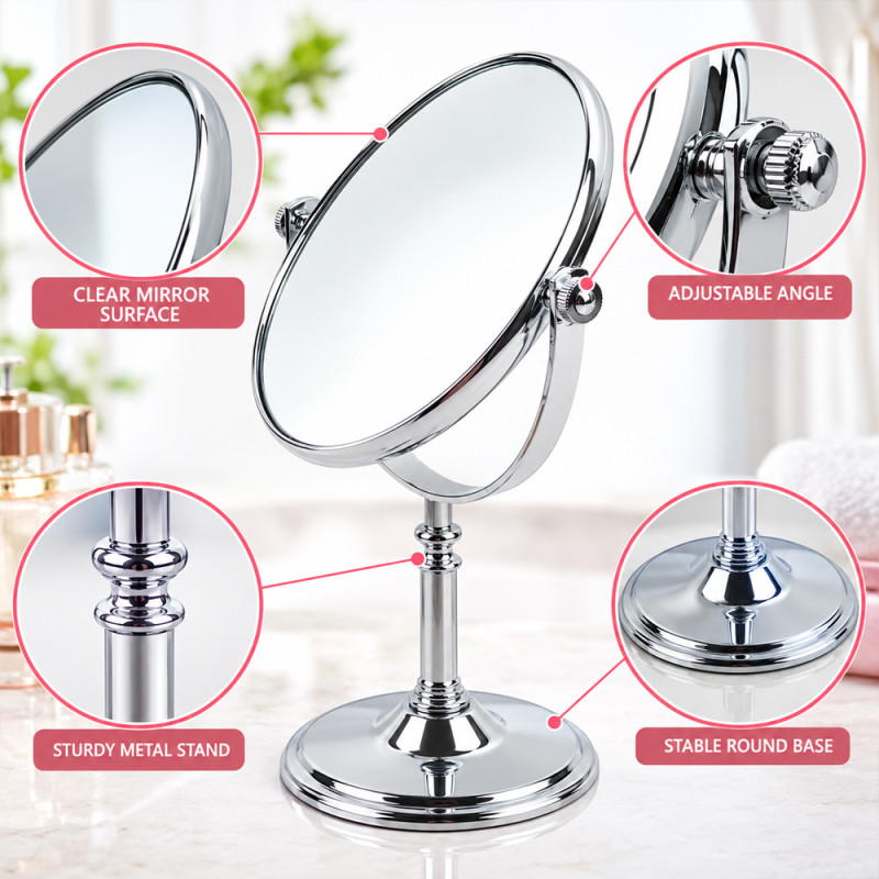 Tabletop Makeup Mirror