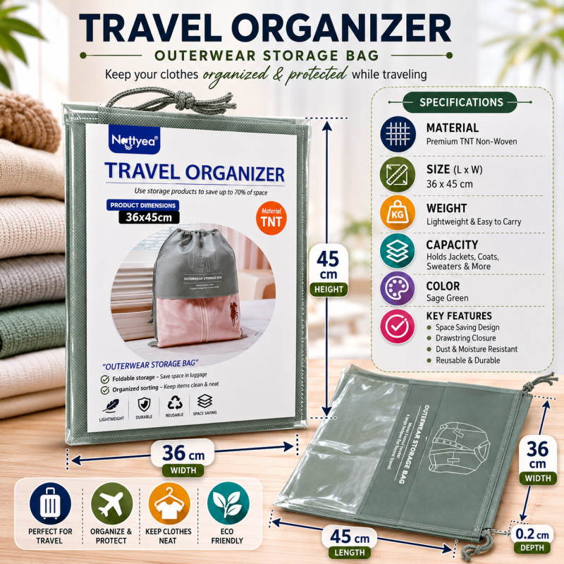 Graceful Pro Storage Box Designed for Home Organization & Storage – Forest Green (H-45, W-36, L-45 CM)
