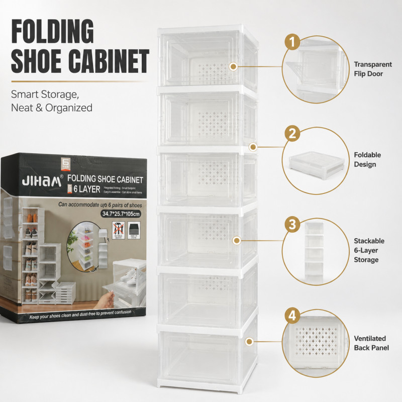Folding Shoe Cabinet